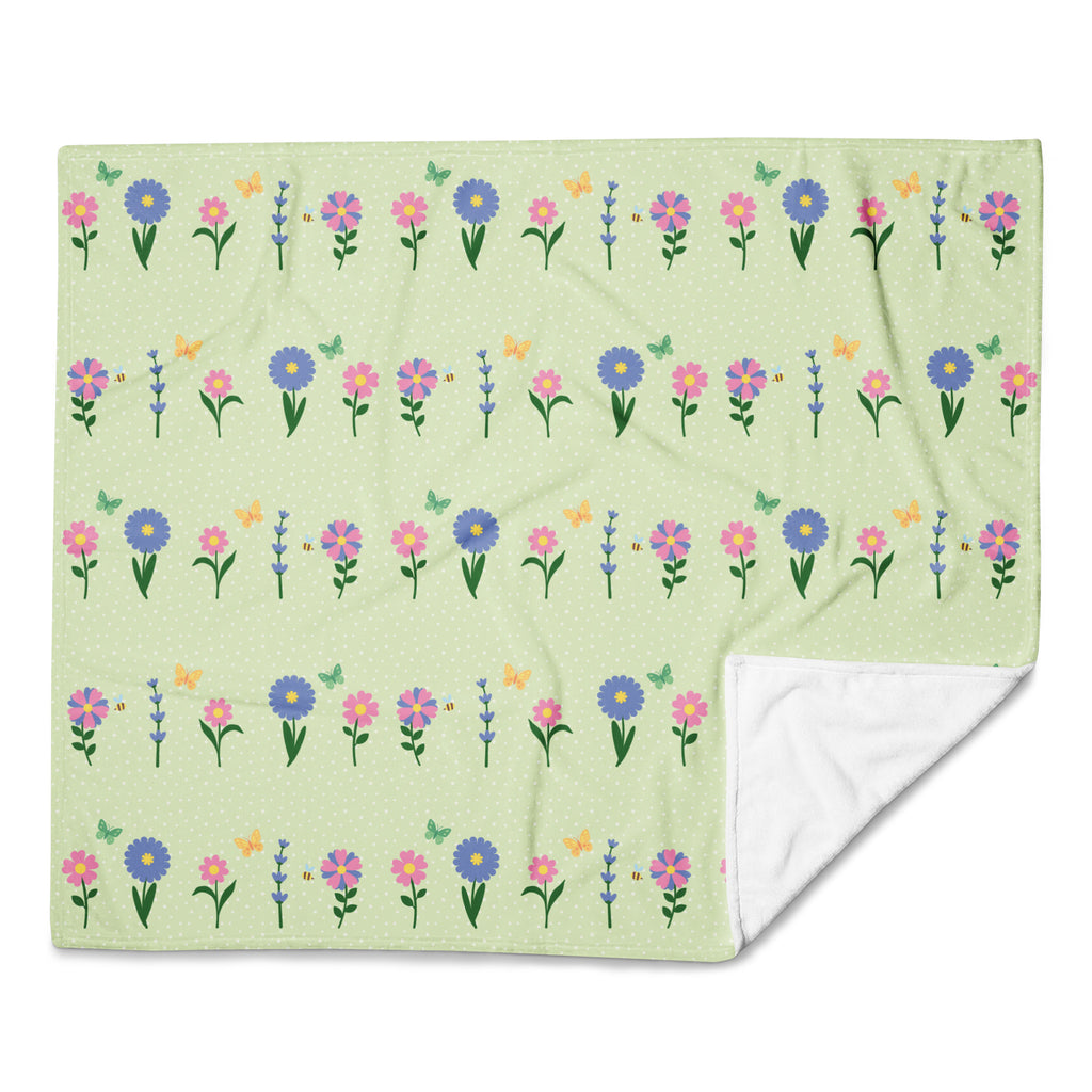 Silky Soft Snuggle Blanket - 'Spring Stems' Default Title
