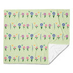 Silky Soft Snuggle Blanket - 'Spring Stems' Default Title