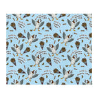 Silky Soft Snuggle Blanket - 'Chippy Tea' Single Layer Blankets