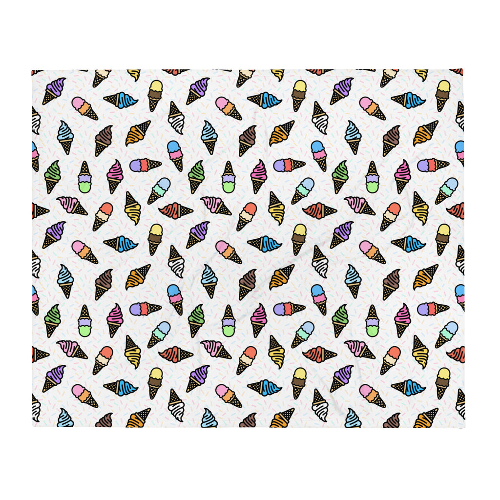 Silky Soft Snuggle Blanket - 'Ice Cream' Default Title Single Layer Blankets