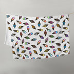 Silky Soft Snuggle Blanket - 'Ice Cream' Single Layer Blankets