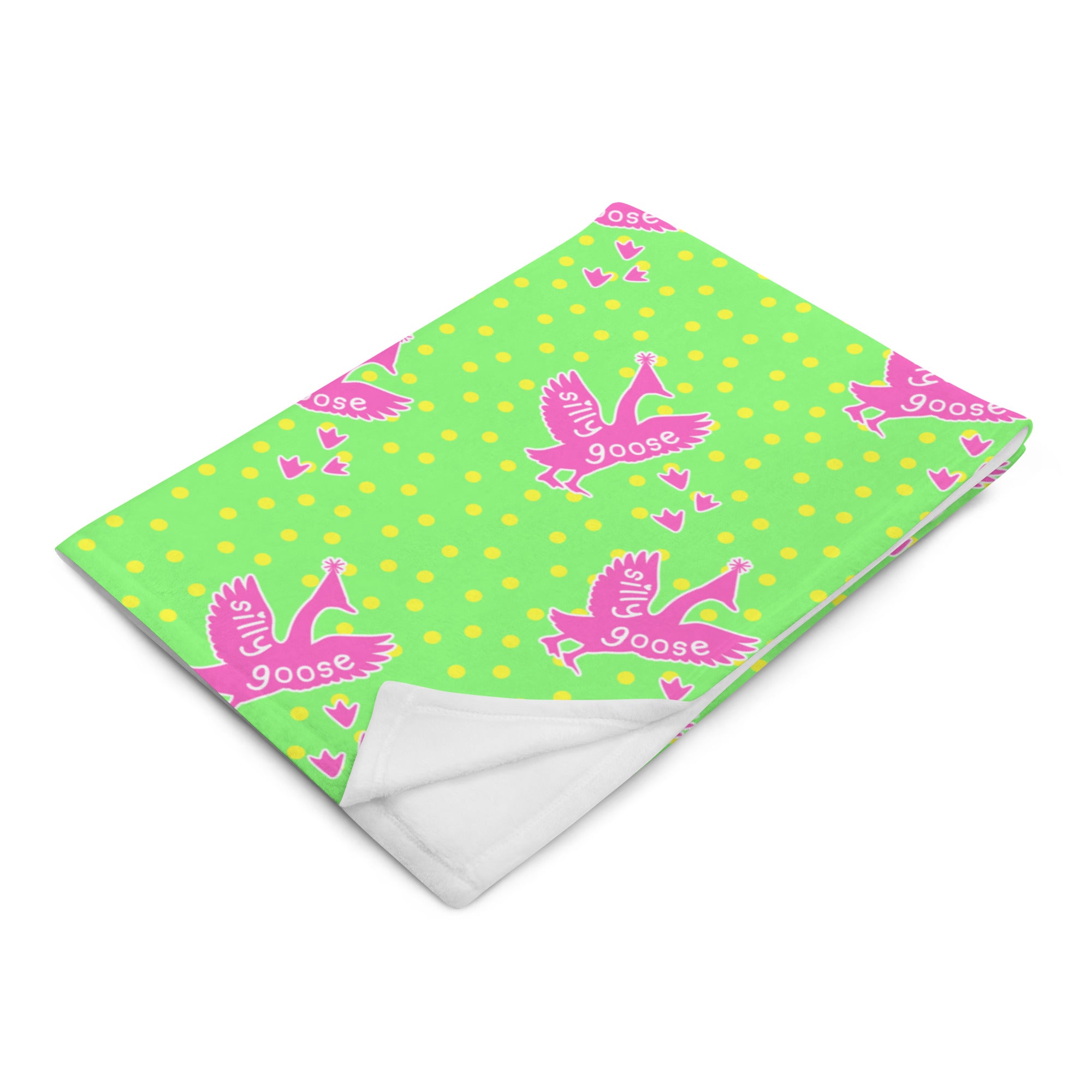 Silky Soft Snuggle Blanket - 'Silly Goose'