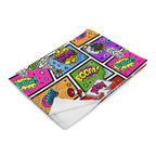 Silky Soft Snuggle Blanket - 'Comic Chaos'