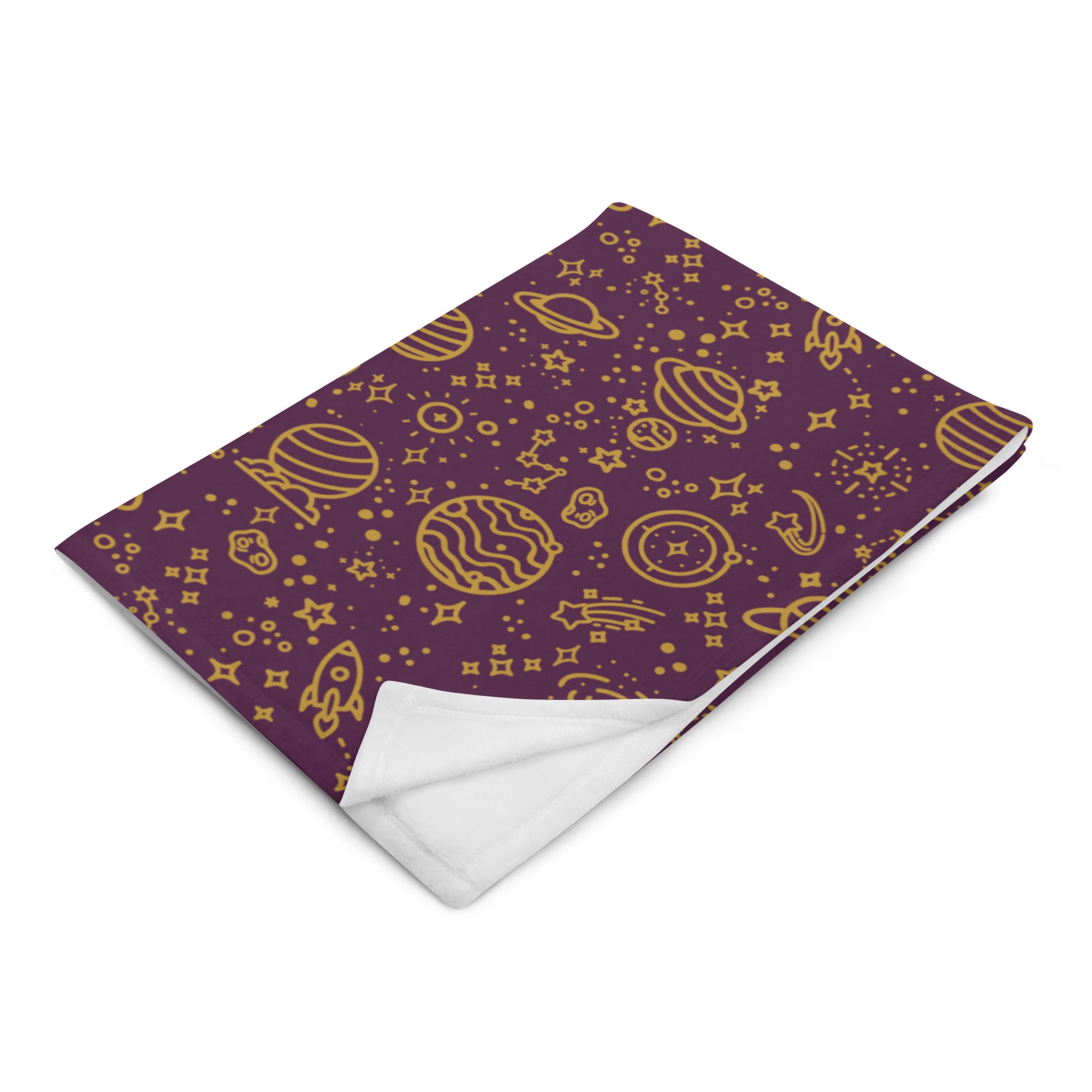 Silky Soft Snuggle Blanket - 'Galactic Gold'