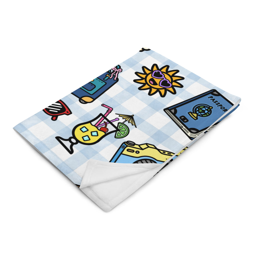 Silky Soft Snuggle Blanket - 'Gingham Getaway'