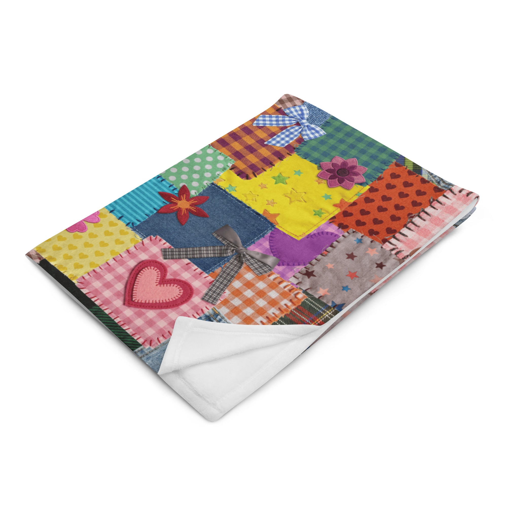 Silky Soft Snuggle Blanket - 'Perfect Patchwork'