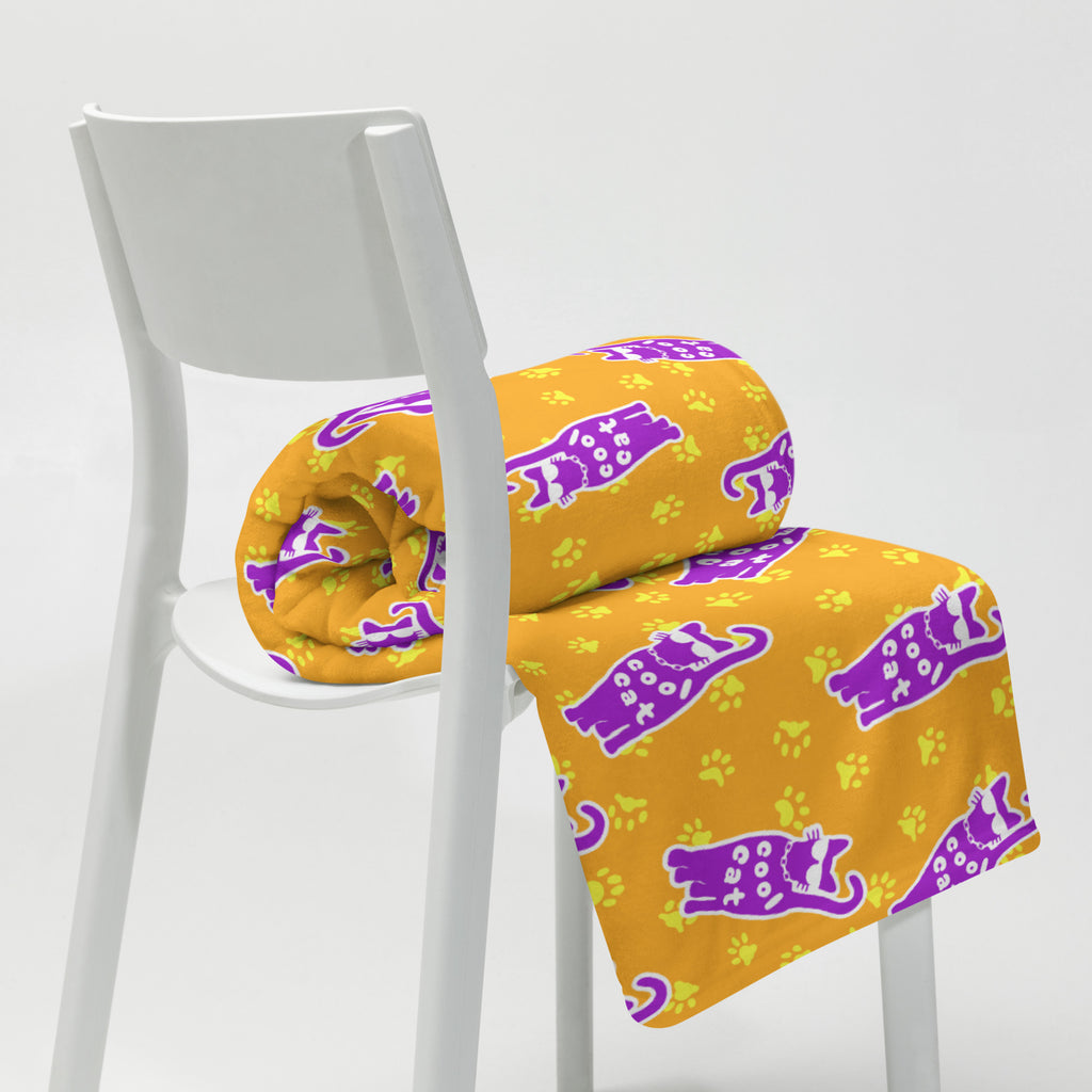 Silky Soft Snuggle Blanket - 'Cool Cat'