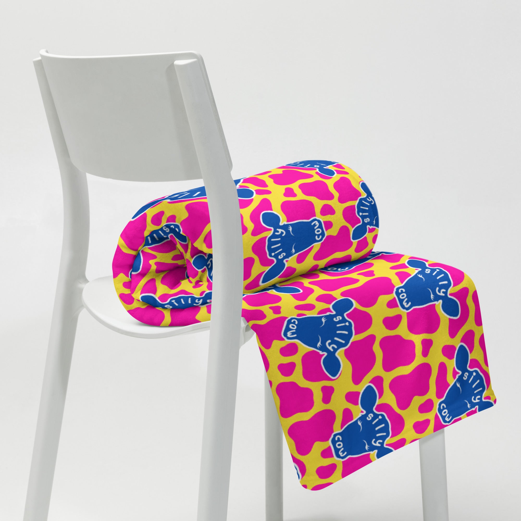 Silky Soft Snuggle Blanket - 'Silly Cow'