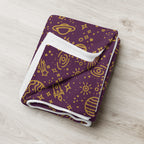 Silky Soft Snuggle Blanket - 'Galactic Gold'