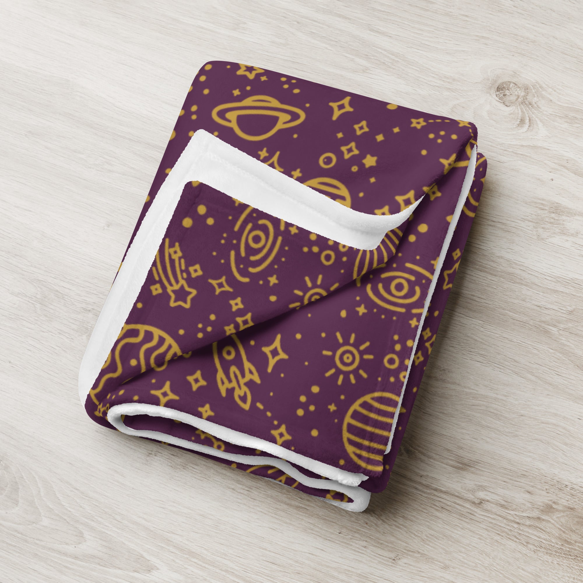 Silky Soft Snuggle Blanket - 'Galactic Gold'