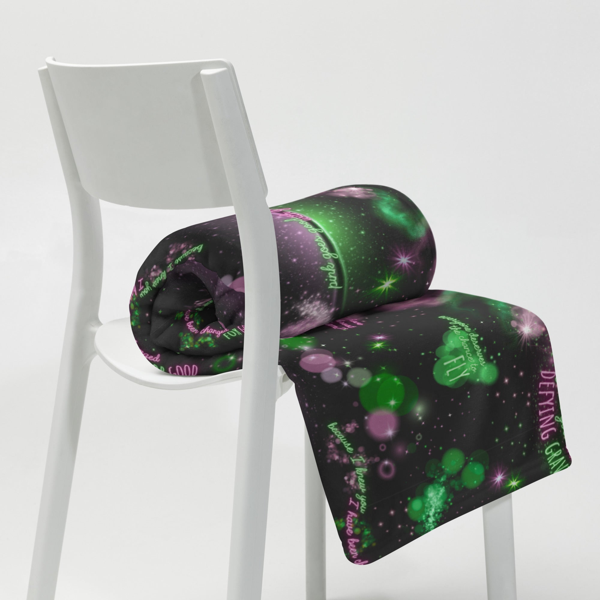 Silky Soft Snuggle Blanket - 'Defy Gravity'