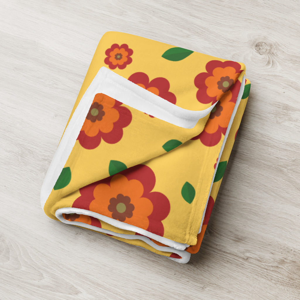 Silky Soft Snuggle Blanket - 'Petal Pop'