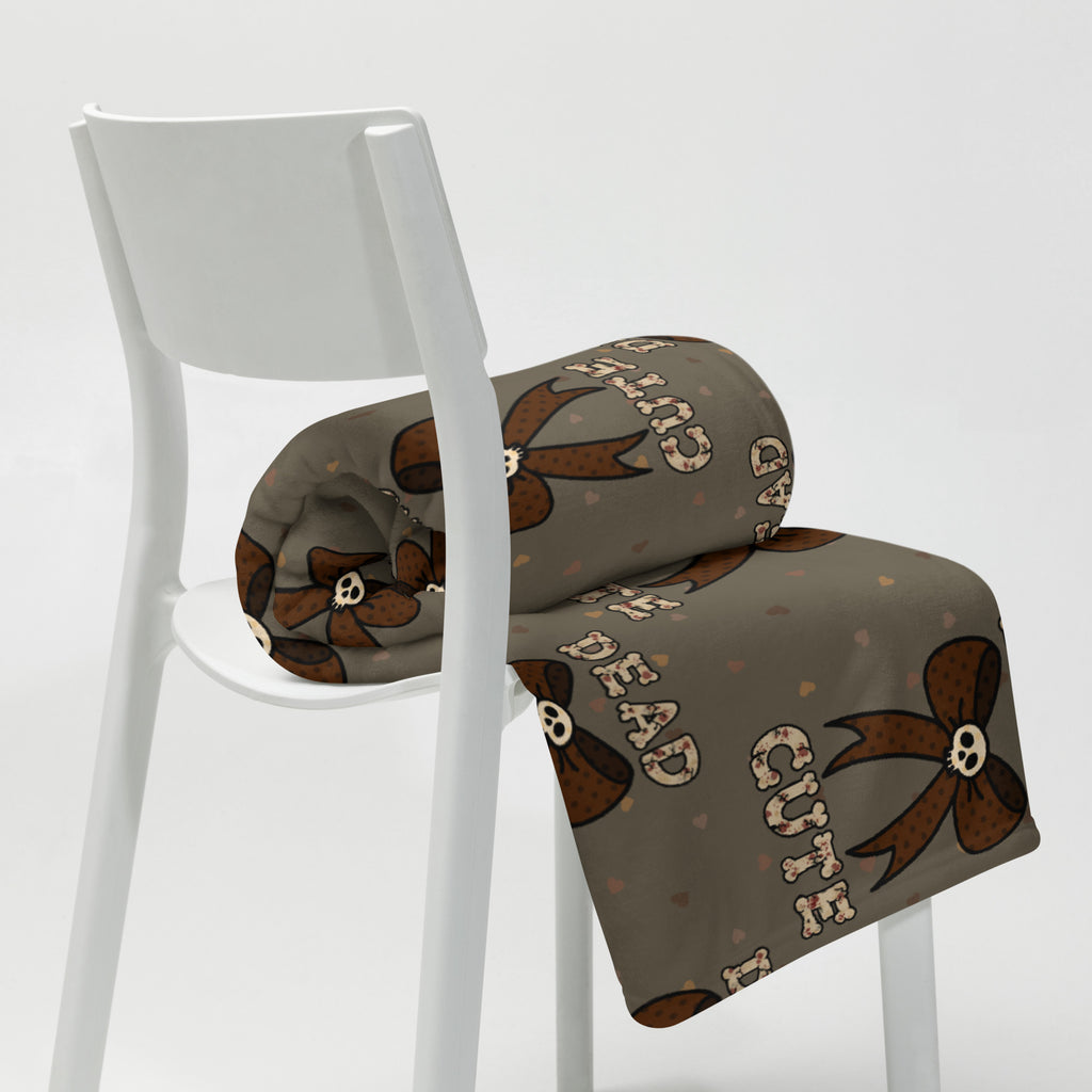 Silky Soft Snuggle Blanket - 'Dead Cute'