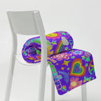 Silky Soft Snuggle Blanket - 'Glitter Stickers'