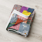 Silky Soft Snuggle Blanket - 'Perfect Patchwork'