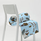 Silky Soft Snuggle Blanket - 'Chippy Tea' Single Layer Blankets
