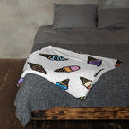 Silky Soft Snuggle Blanket - 'Ice Cream' Single Layer Blankets