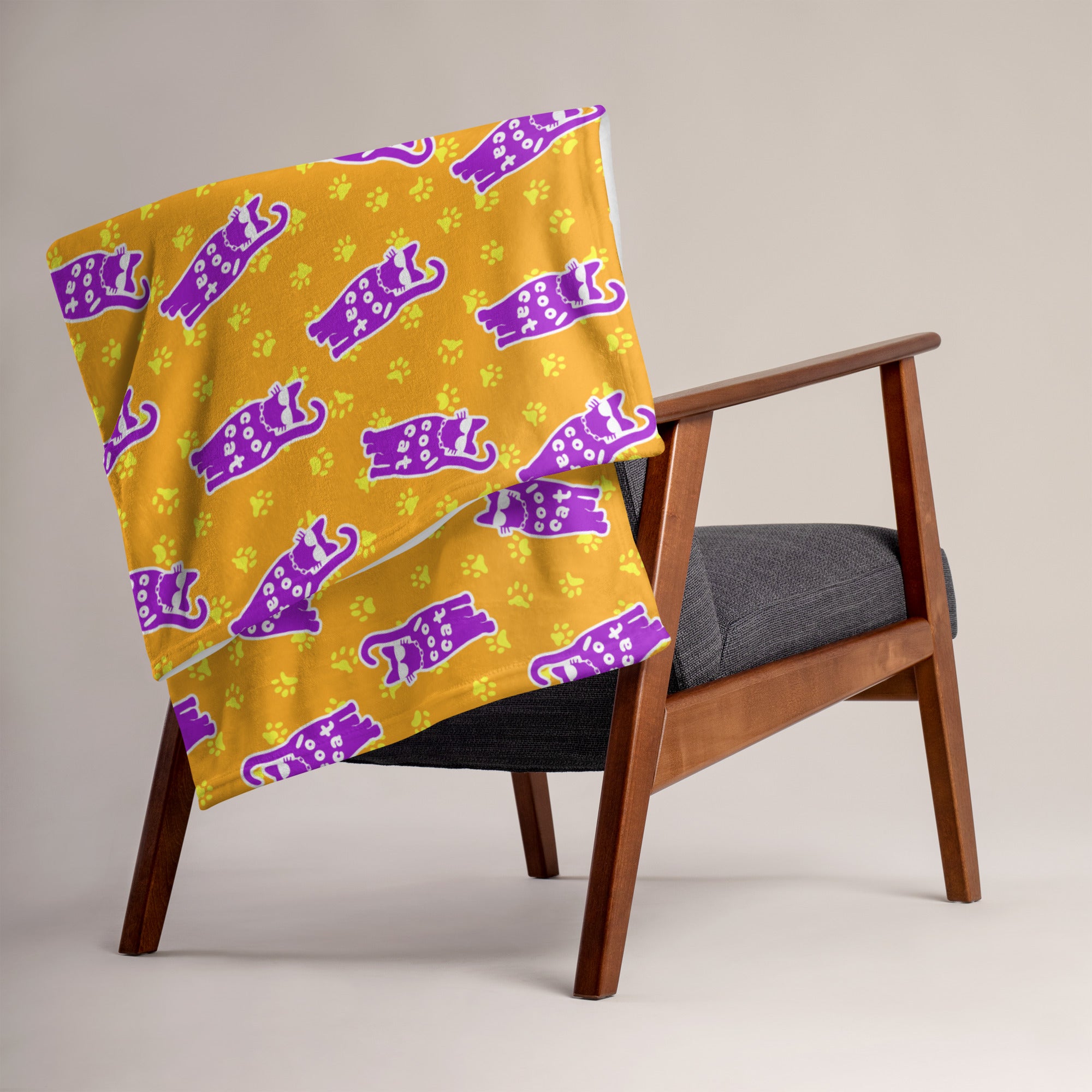 Silky Soft Snuggle Blanket - 'Cool Cat'
