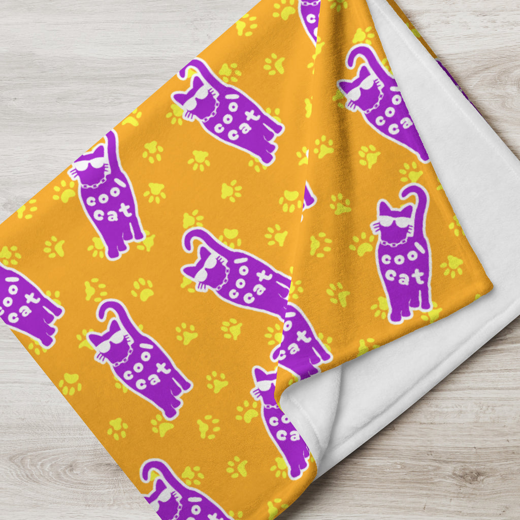 Silky Soft Snuggle Blanket - 'Cool Cat'