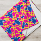 Silky Soft Snuggle Blanket - 'Silly Cow'