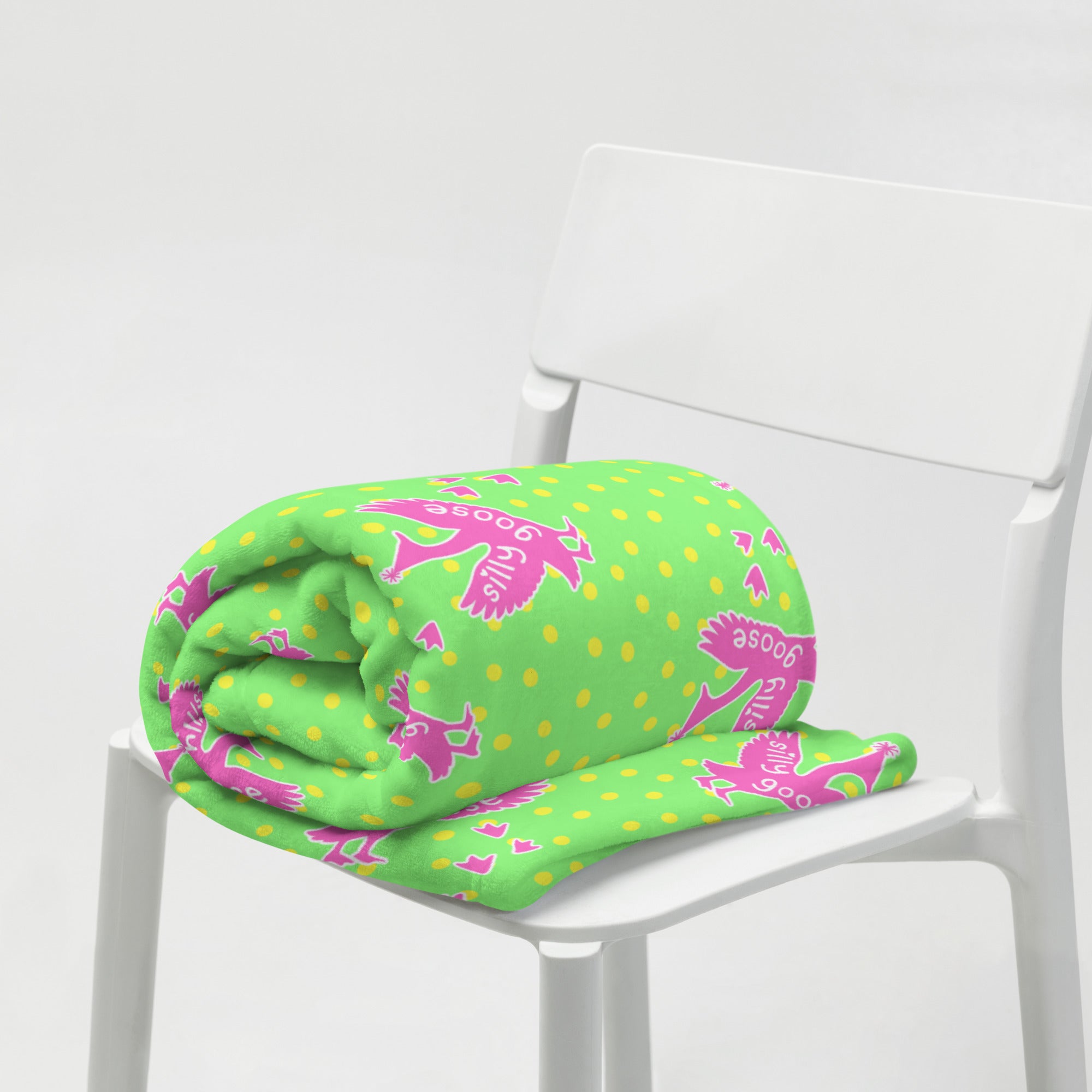 Silky Soft Snuggle Blanket - 'Silly Goose'