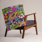 Silky Soft Snuggle Blanket - 'Comic Chaos'