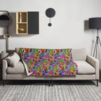 Silky Soft Snuggle Blanket - 'Comic Chaos'