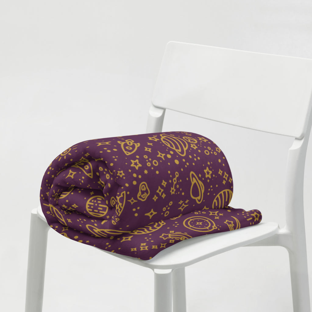Silky Soft Snuggle Blanket - 'Galactic Gold'