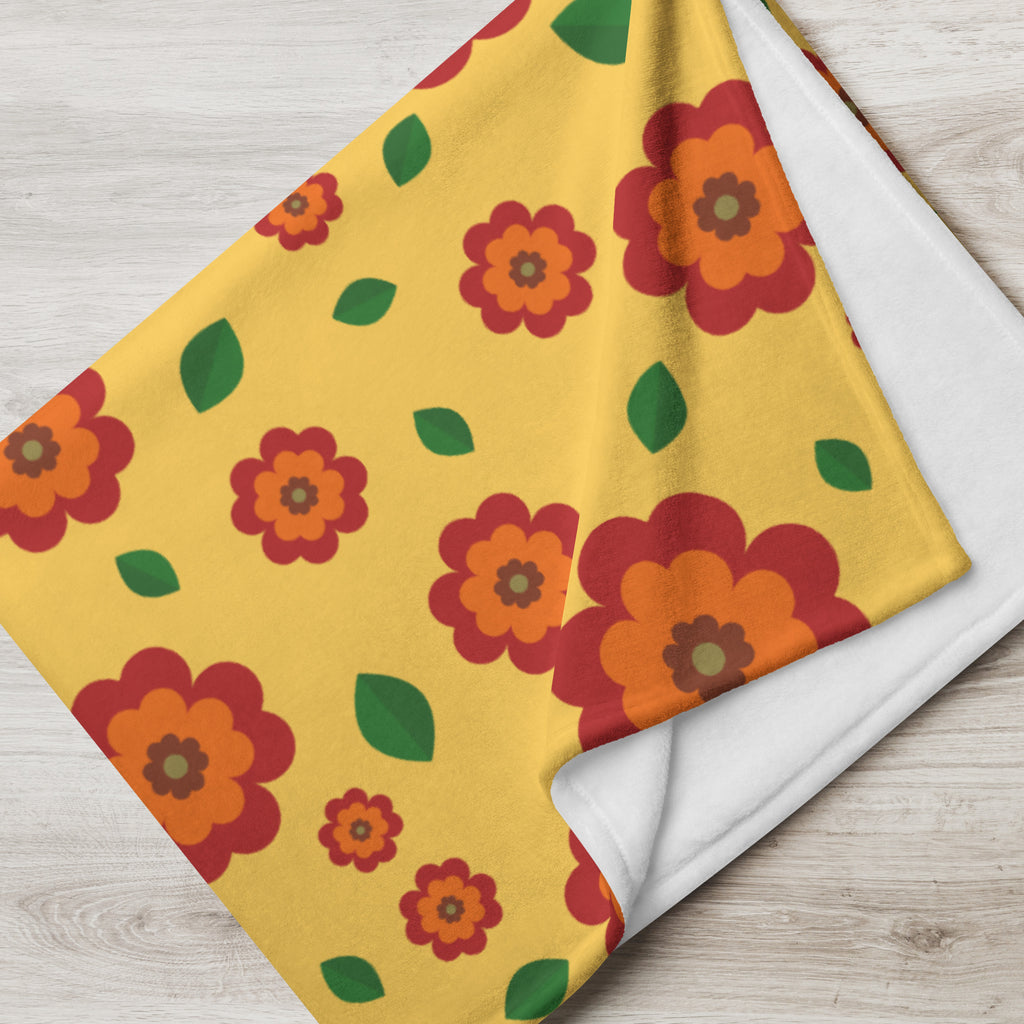 Silky Soft Snuggle Blanket - 'Petal Pop'