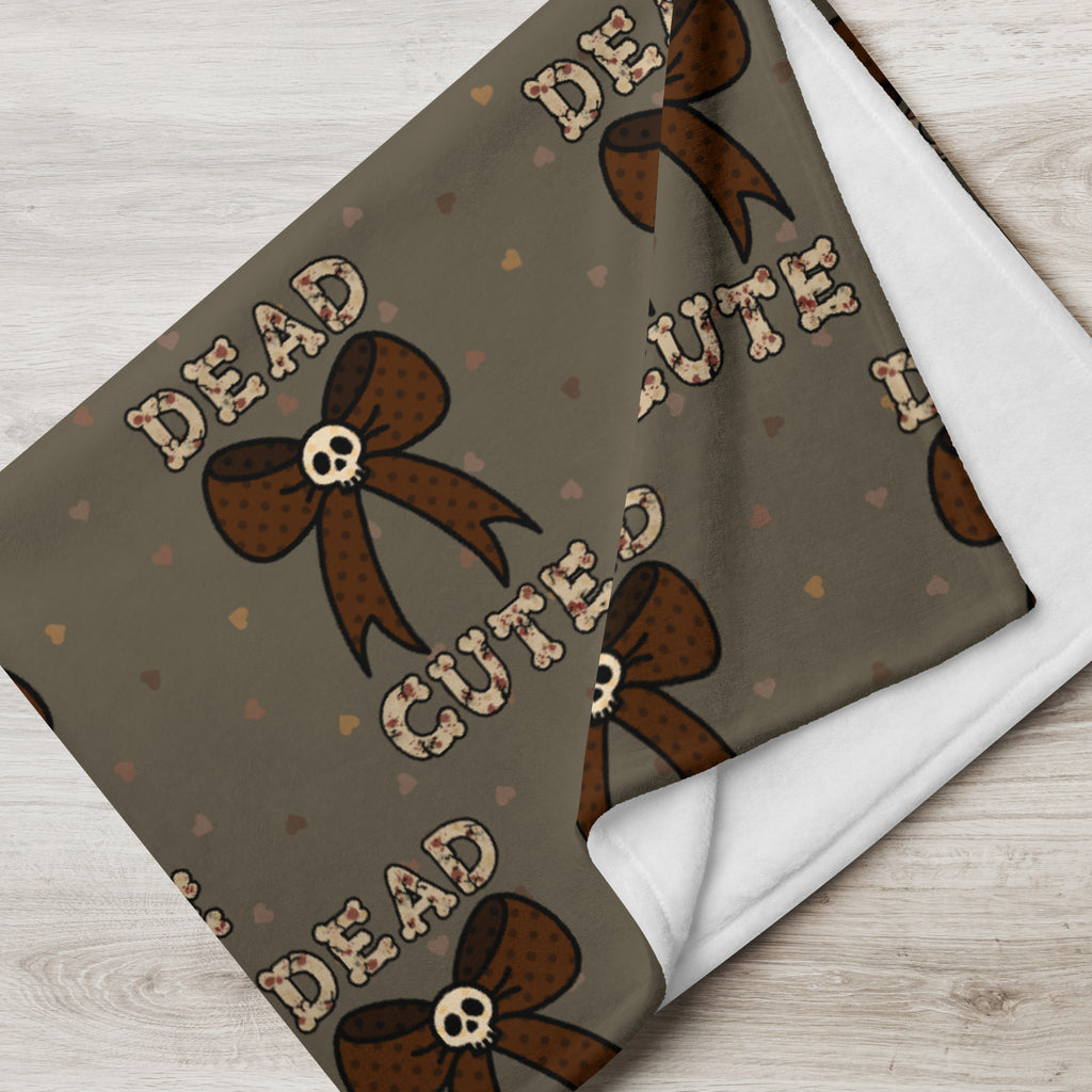 Silky Soft Snuggle Blanket - 'Dead Cute'