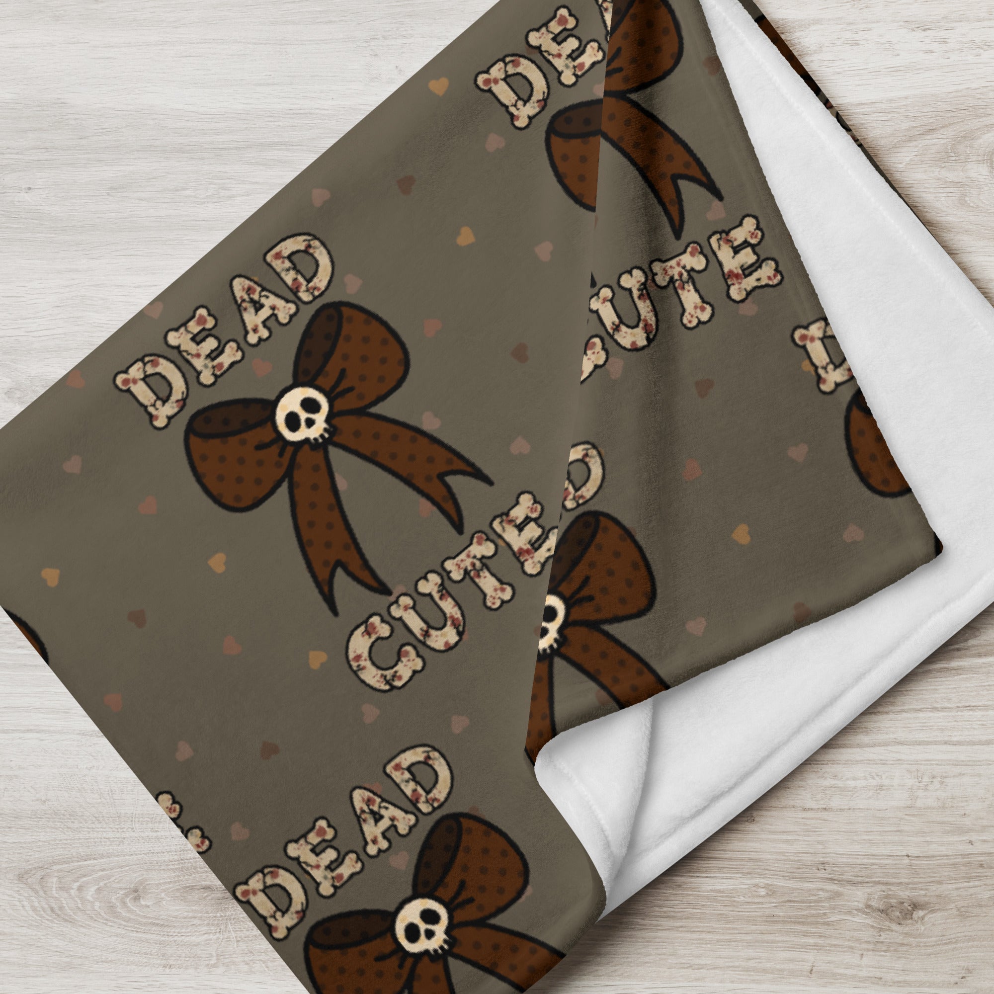 Silky Soft Snuggle Blanket - 'Dead Cute'