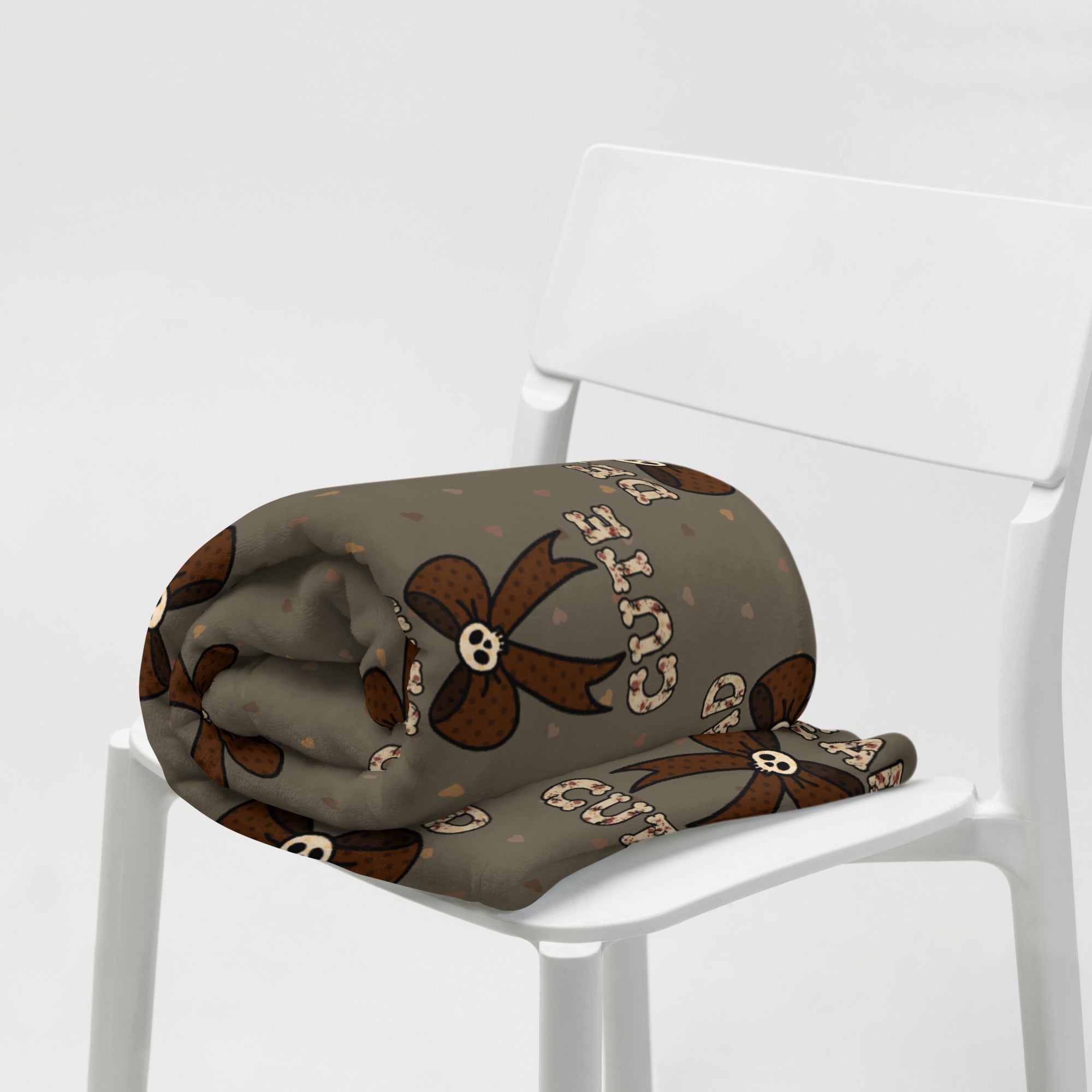 Silky Soft Snuggle Blanket - 'Dead Cute'