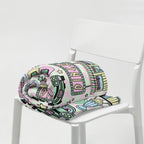 Silky Soft Snuggle Blanket - 'Bubblegum Diner'