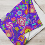 Silky Soft Snuggle Blanket - 'Glitter Stickers'