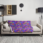 Silky Soft Snuggle Blanket - 'Glitter Stickers'