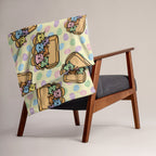 Silky Soft Snuggle Blanket - 'Easter Kittens'