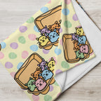 Silky Soft Snuggle Blanket - 'Easter Kittens'