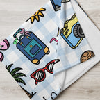 Silky Soft Snuggle Blanket - 'Gingham Getaway'