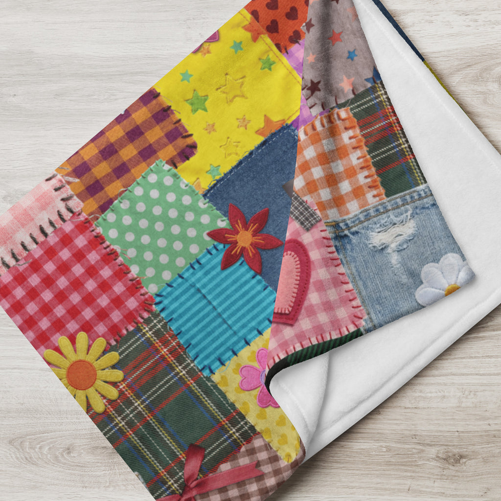 Silky Soft Snuggle Blanket - 'Perfect Patchwork'
