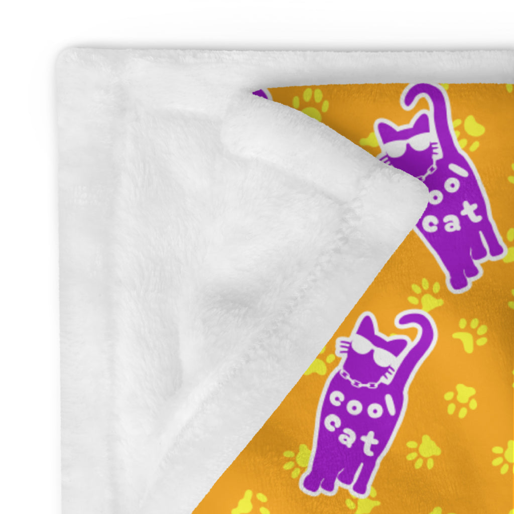 Silky Soft Snuggle Blanket - 'Cool Cat'