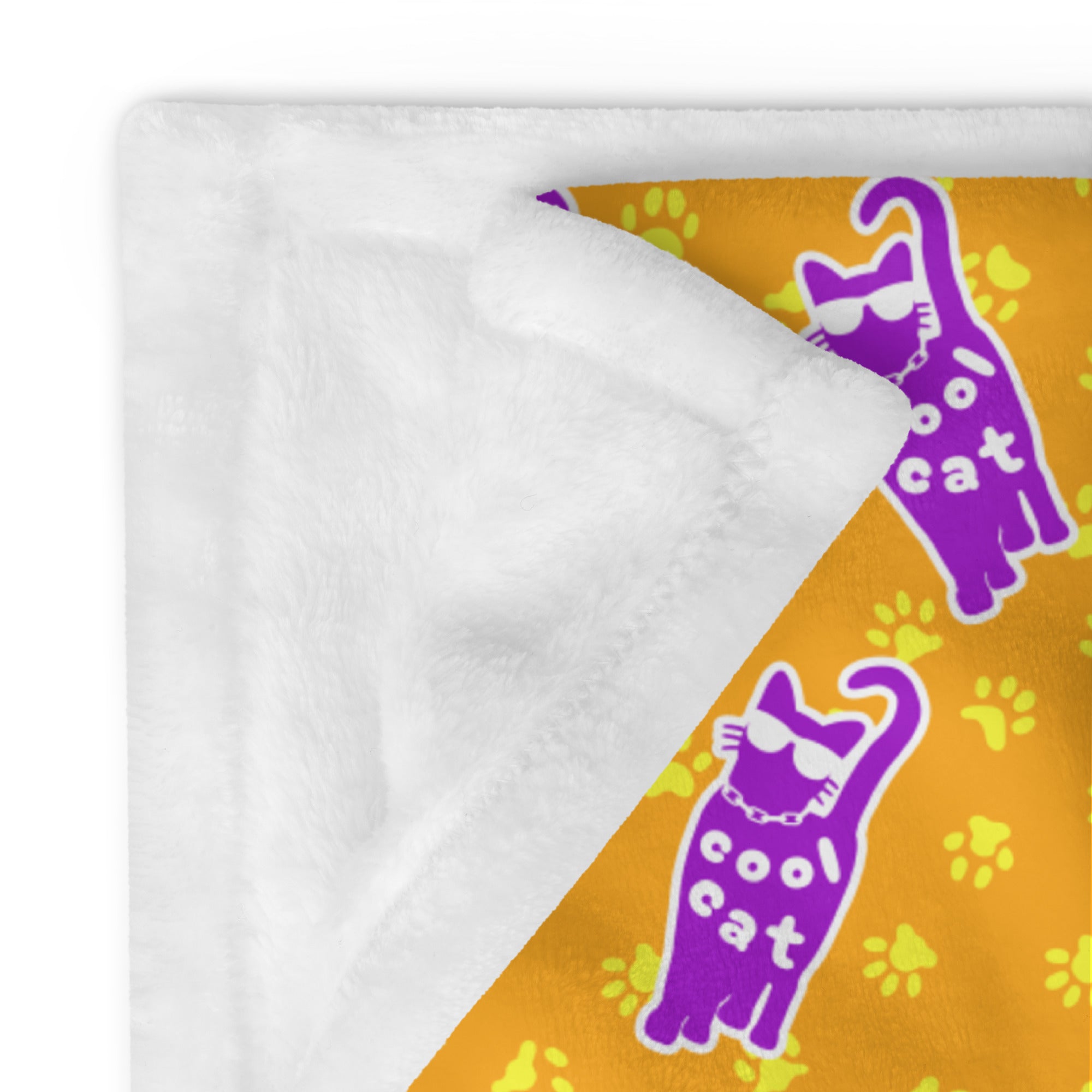 Silky Soft Snuggle Blanket - 'Cool Cat'