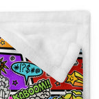 Silky Soft Snuggle Blanket - 'Comic Chaos'