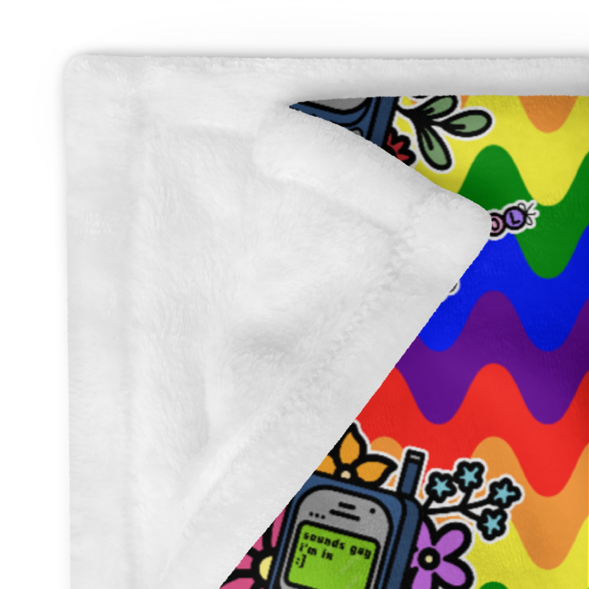 Silky Soft Snuggle Blanket - 'Text Me'