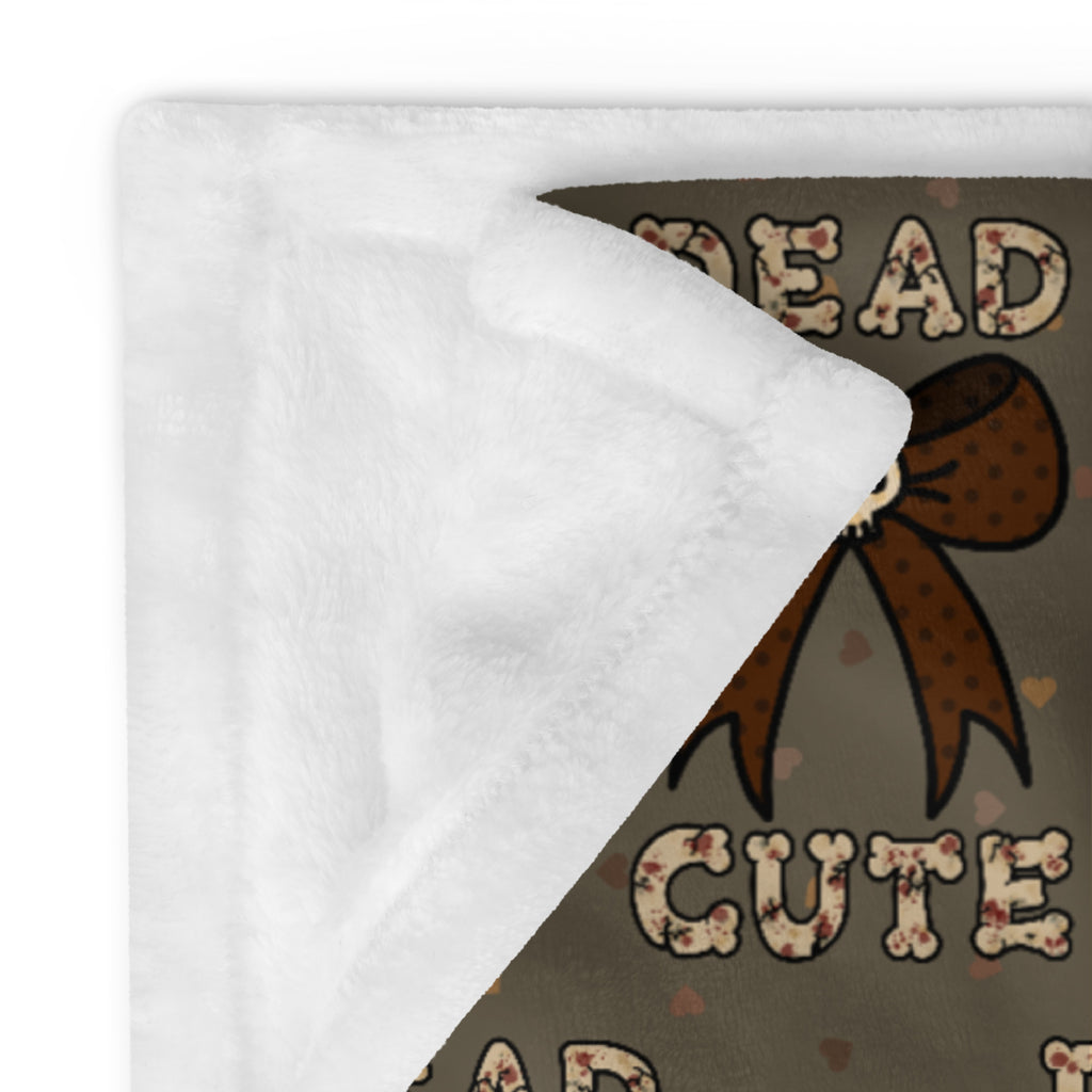 Silky Soft Snuggle Blanket - 'Dead Cute'