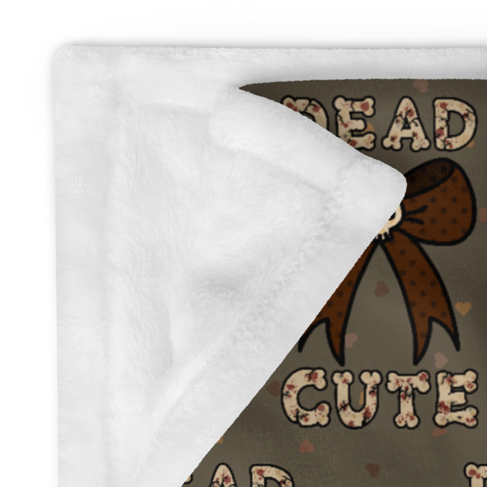 Silky Soft Snuggle Blanket - 'Dead Cute'