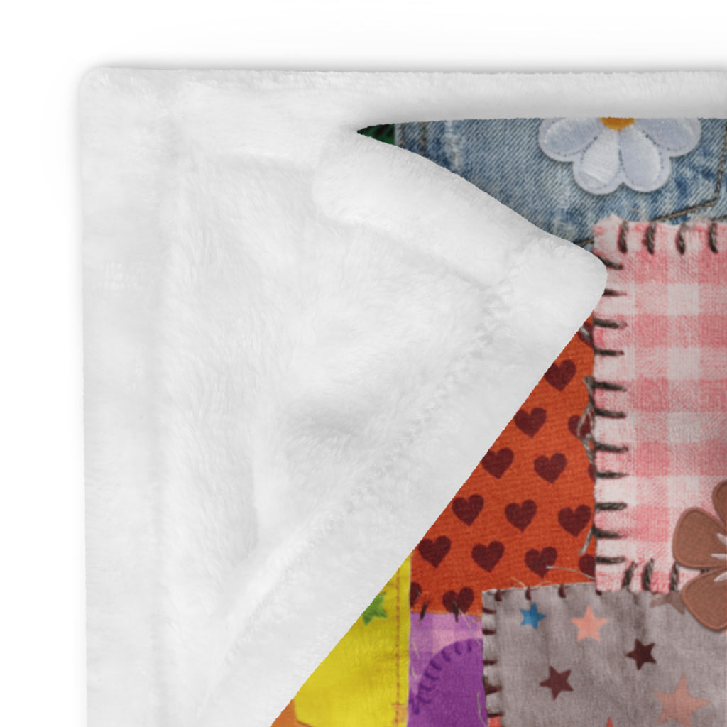 Silky Soft Snuggle Blanket - 'Perfect Patchwork'