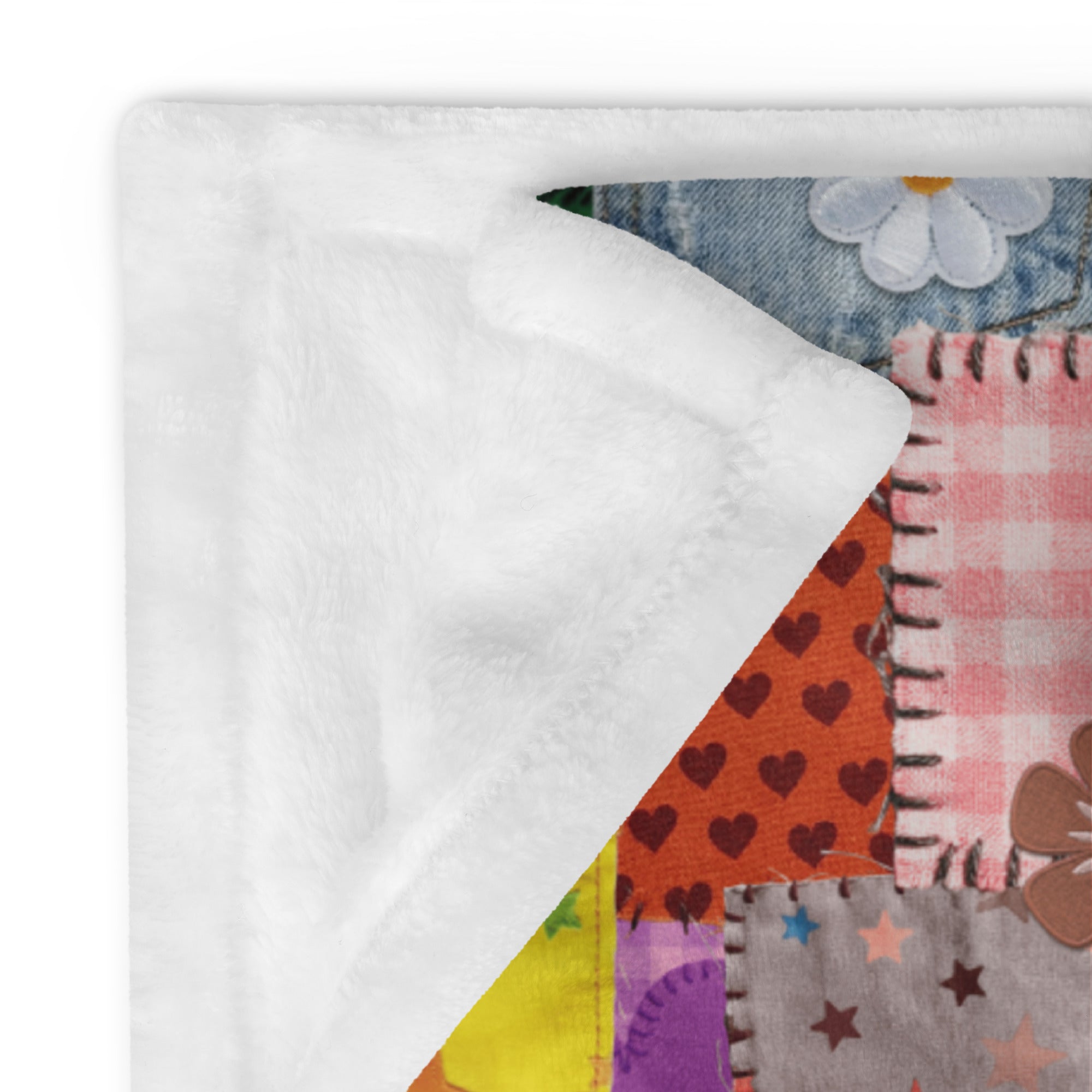 Silky Soft Snuggle Blanket - 'Perfect Patchwork'