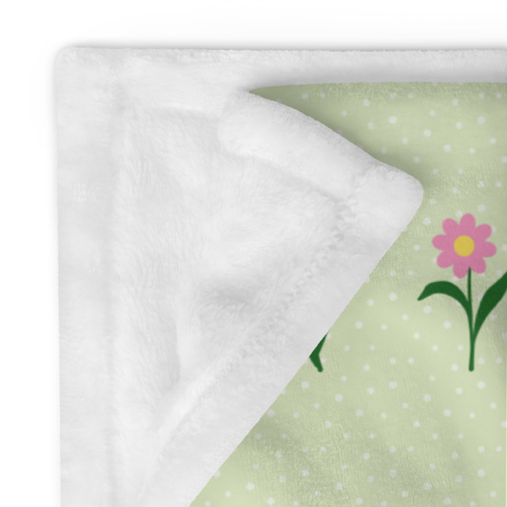Silky Soft Snuggle Blanket - 'Spring Stems'