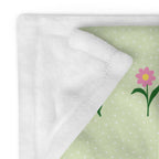 Silky Soft Snuggle Blanket - 'Spring Stems'