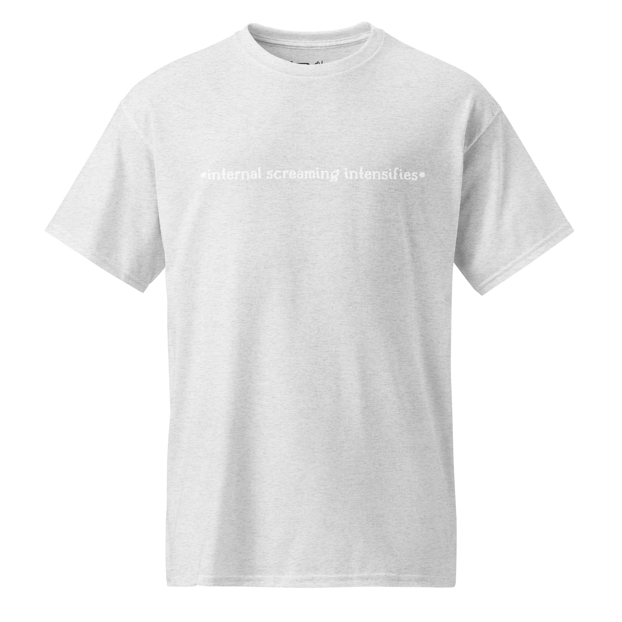 Unisex DryBlend® Classic Tee - 'Internal Screaming' Ash T-Shirt
